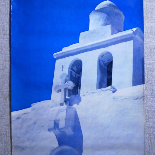 Greece Siphnos 1973 poster used, authentic EOT 68x98 cm