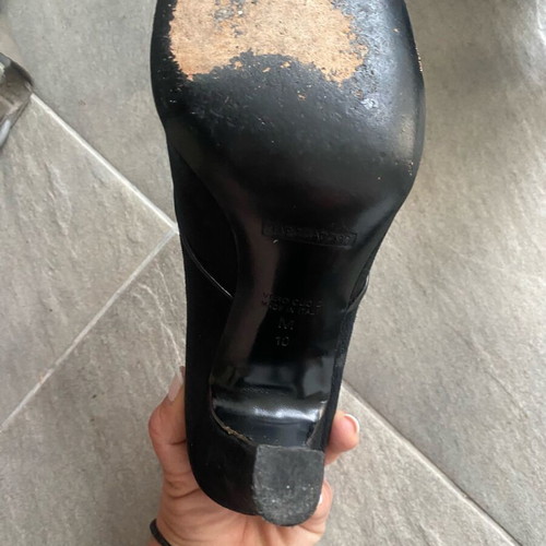 Marc Jacobs pumps like new, black suede with 10 cm heel