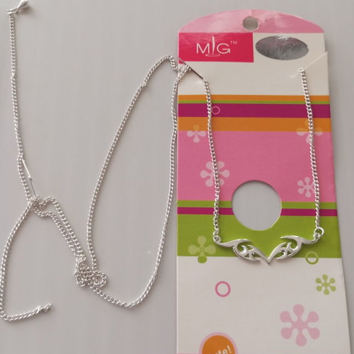Silver Plated Back Body Chain with Tribal Design new