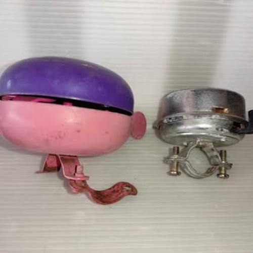 Vintage bicycle bells used, set of 2