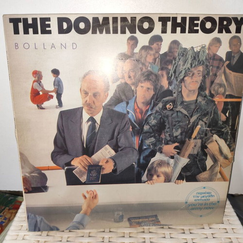Bolland The Domino Theory vinyl record used, rock