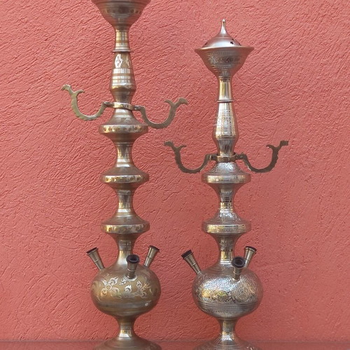 Brass hookah new and functional, sold separately
