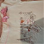 Mini Raxevsky Σετ φούστα μπλούζα κορδέλα 4 ετών