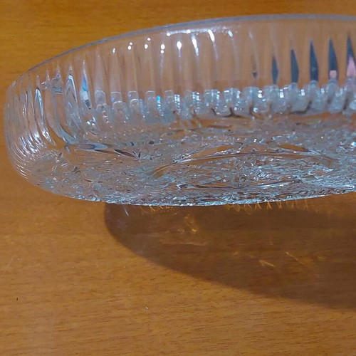 Crystal platter like new for nuts or dessert