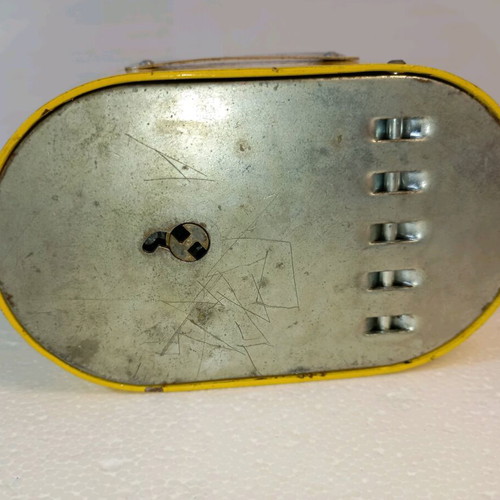 Metal money box used