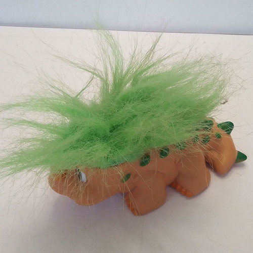 Vintage EYXOULIS Trendmasters Dinosaur Troll Stegosaurus used