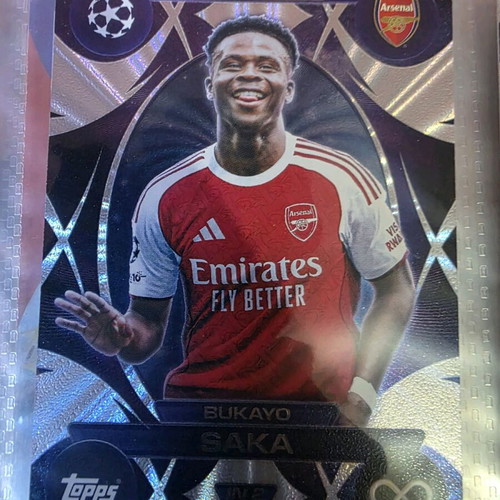 Saka Infinity Topps card like new with sleeve