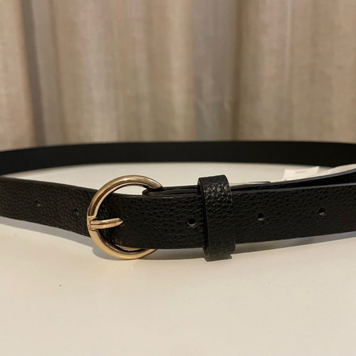 Women's thin black belt new