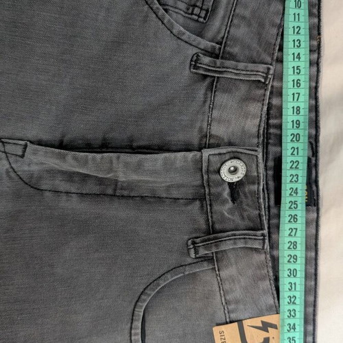 Emerson men's light grey denim bermuda shorts new size 33
