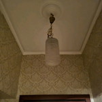 Crystal ceiling light with chain like new