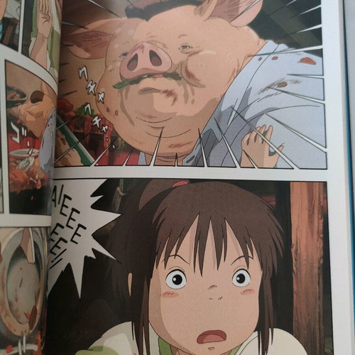Spirited Away Vol.1 like new graphic novel Miyazaki 2002