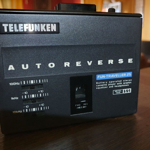 Telefunken Walkman Traveller Fun 25 like new portable HiFi cassette player