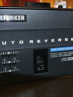 Telefunken Walkman Traveller Fun 25 like new portable HiFi cassette player