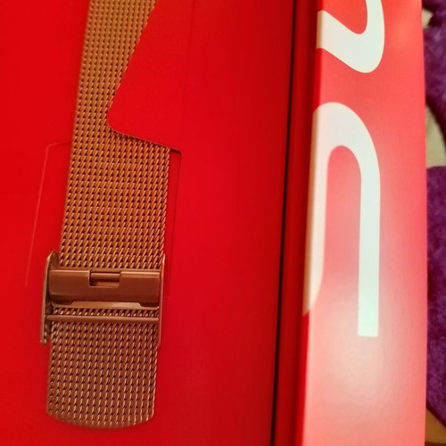 Swatch Metal Knit Again watch like new, silver unisex