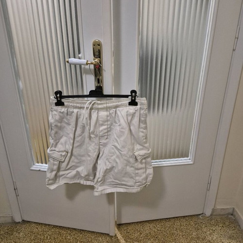 Cargo shorts white used, size M
