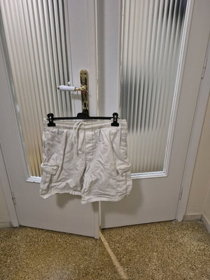 Cargo shorts white used, size M