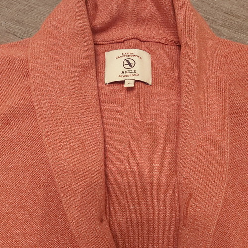 Aigle jacket XL used in peach color