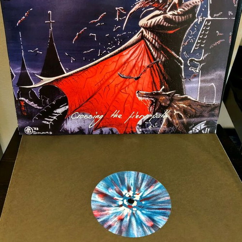 Necromantia Crossing the fiery path test press vinyl like new