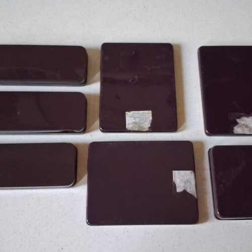 Dannemann Sumatra Menor vintage metal cigar boxes set of 7