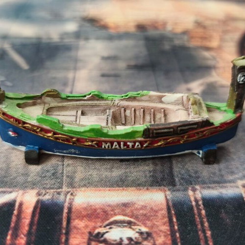 Luzzu traditional boat miniature Malta souvenir new