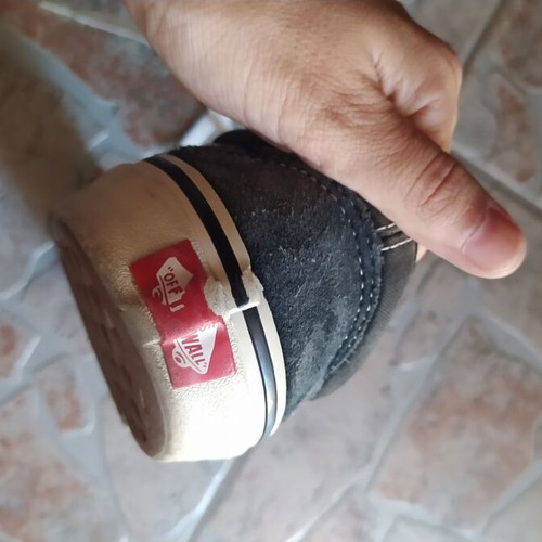Vans shoes used, size 37, black and white sneakers