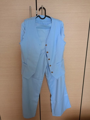 Temu women's set new, blue, size small with wide fit