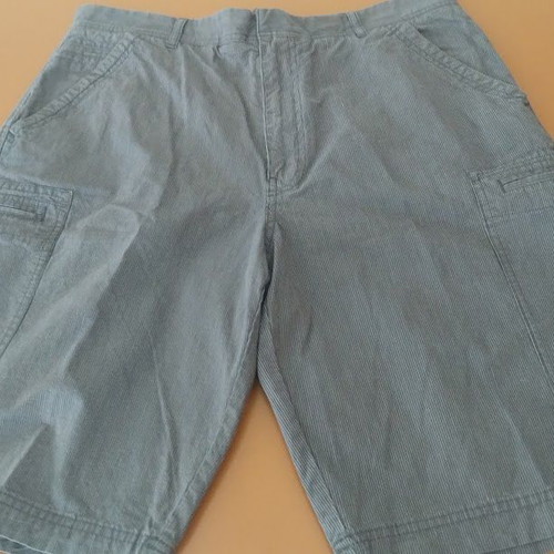 Marks & Spencer Autograph men's striped bermuda shorts set, size 34