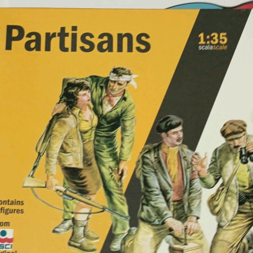 Partisans plastic model new from Italeri