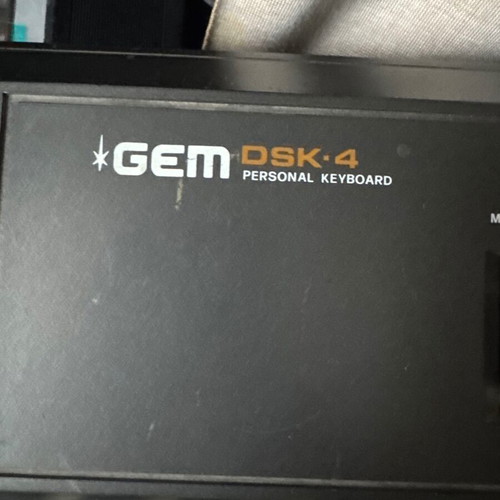 Vintage Keyboard GEM DSK-4 Personal Keyboard like new