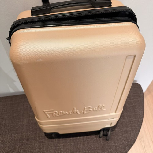 French Bull cabin suitcase like new, champagne color