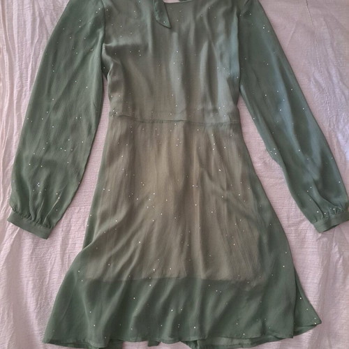 Fairycore dress size M like new, green