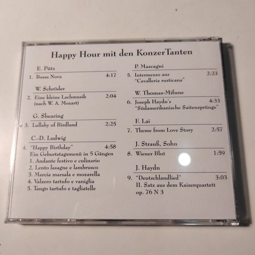 Happy Hour mit den Konzer Tanten CD new, jazz