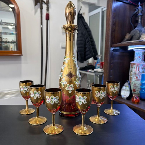 Bohemia Crystal Set 8102 like new