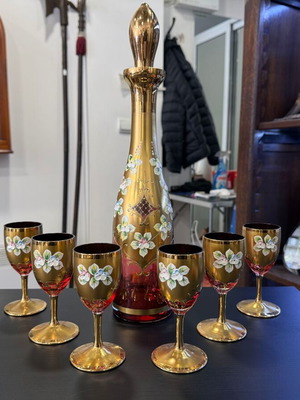 Bohemia Crystal Set 8102 like new