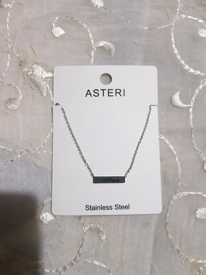 Godmother necklace new stainless steel with heart