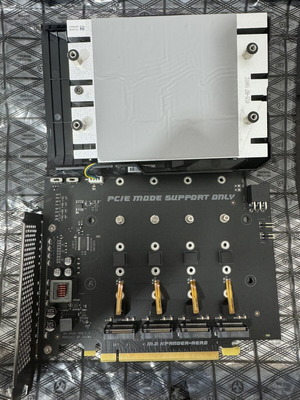 MSI M.2 XPANDER-AERO MS-4454 PCIe SSD expansion card like new