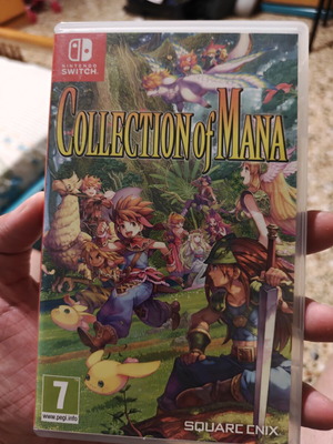 Collection of Mana Nintendo Switch like new, 3 classic games