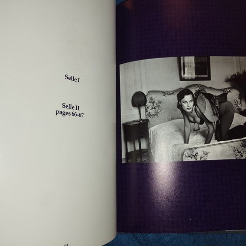 Nuits Blanches by Helmut Newton used, French photography book