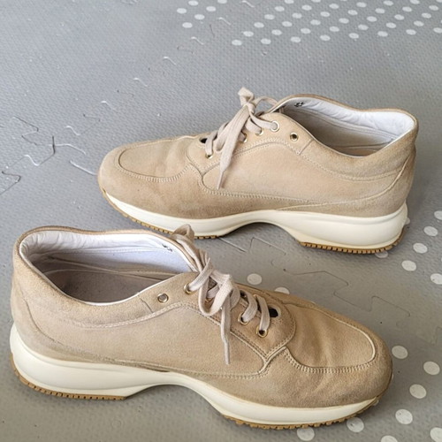 Women Hogan Interactive shoes used, beige, size 39