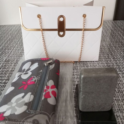 Tobacco Pouch and Lighter Set New with Luxury Gift Bag