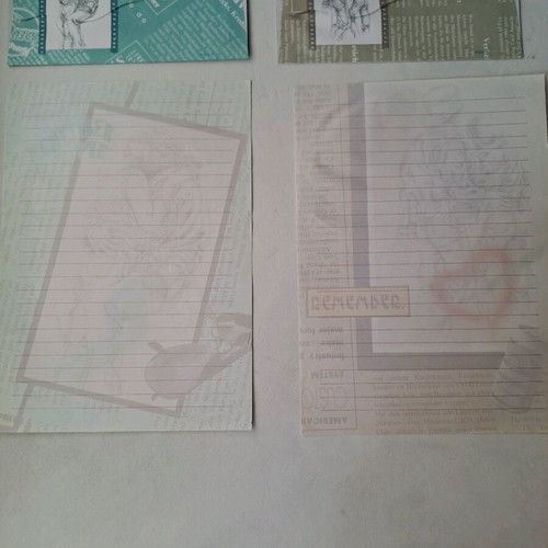 Teens stationery used, collectible scented letter papers
