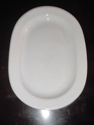Apulum white porcelain serving platter like new, pack of 34, 25.5x18 cm