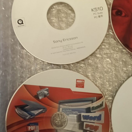 CD Rom installation software used, pack of 4 discs