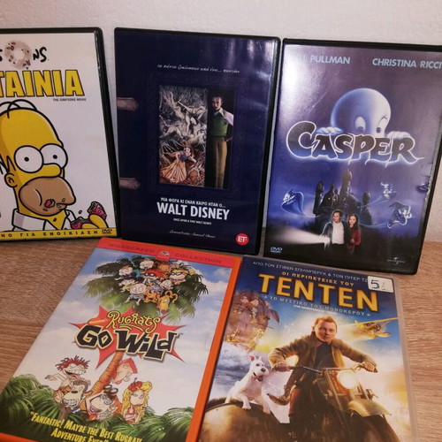 DVD children movies used, pack of 6 with subtitles