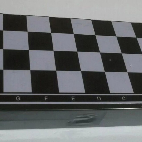 Magnetic 3-in-1 board game for chess, checkers and backgammon, new
