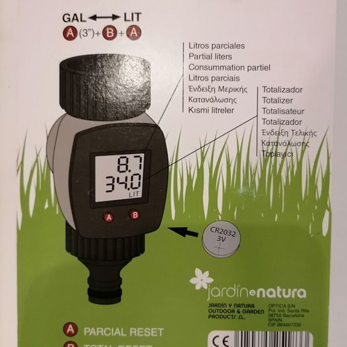 Digital water consumption meter new with battery
