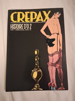 Comic Crepax Histoire D'O 2 comic, like new, black and white