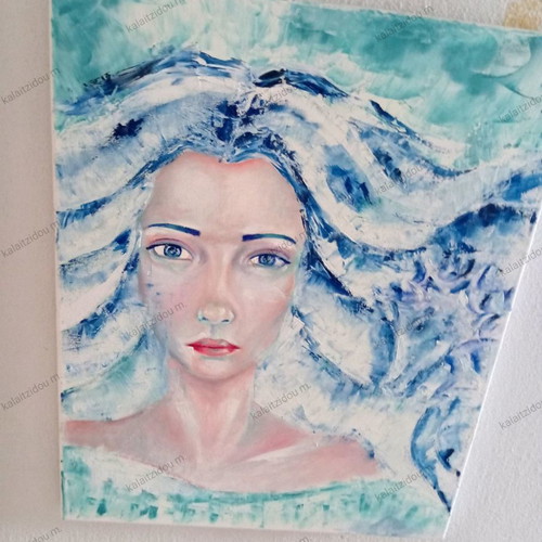 Oil painting new 40x50cm on canvas stretcher