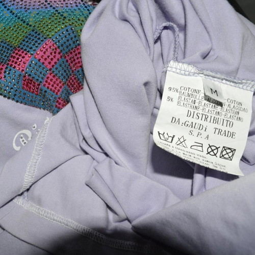 Gaudi Trade lilac top with strass size M like new