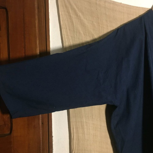 Samue traditional Japanese heavy cotton, indigo, like new, size L